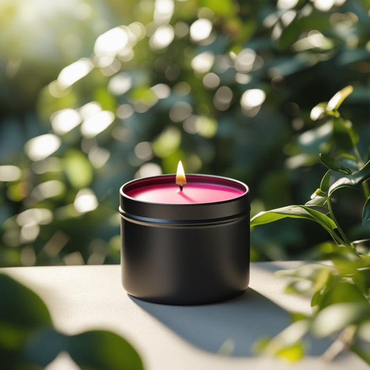 8oz Floral Scented Candle - Uplifting and Invigorating Candle - Candle for Wedding, Baby Shower, Birthday Gift, Etc.