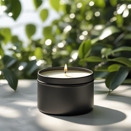 8oz White Tea and Bergamot Scented Candle - Uplifting and Invigorating Candle - Candle for Wedding, Baby Shower, Birthday Gift, Etc.