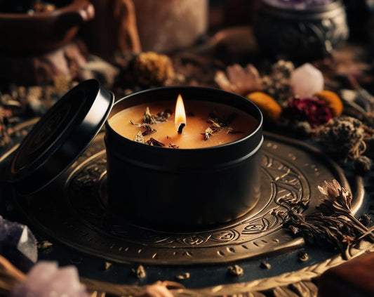 8oz Custom Deity Candle - Candle for Deity, Spirits, Daimons, etc